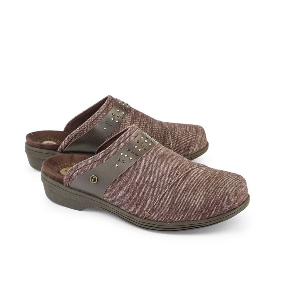 Revitalign Heathered Brown Monterey Clog Women’s Size 8 NEW